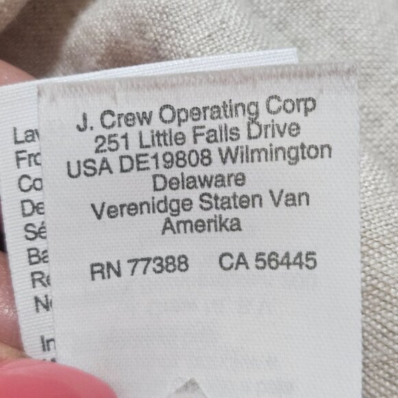 Boho J Crew Baird McNutt Irish Soft Linen Relaxed fit Shirt Dress Flax Capsule X - Picture 7 of 13